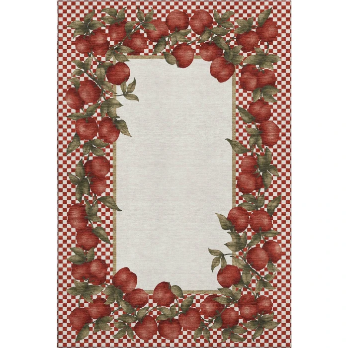 Addison Mayfield red AMF164 - 8ft. Round Rug