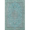 Addison Mayfield Teal AMF1651 - 8ft. Round Rug
