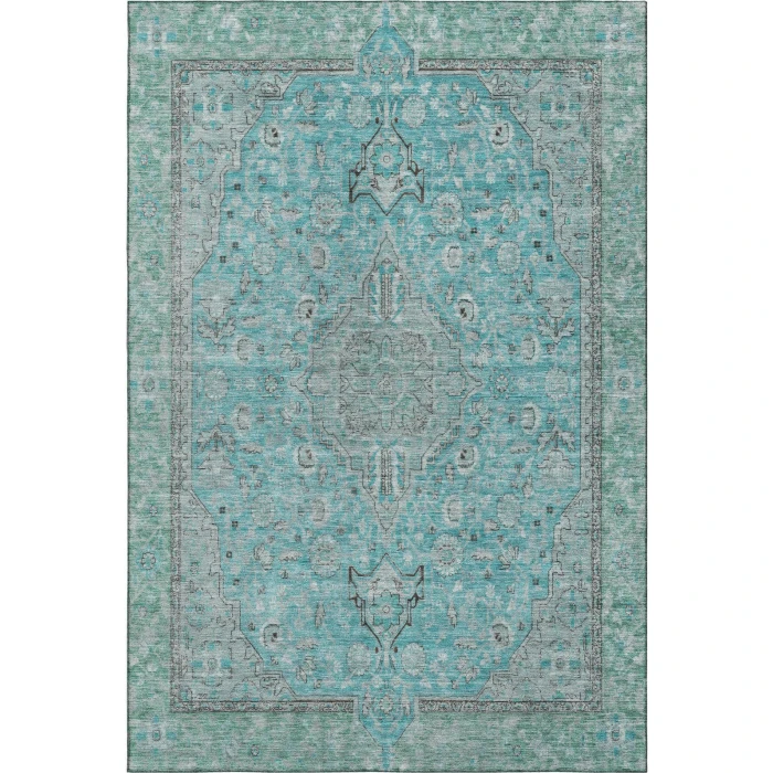 Addison Mayfield Teal AMF1651 2ft. 3in. x 7ft. 6in. Rect. Rug