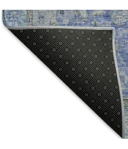 Addison Mayfield Blue AMF1651 - 8ft. Round Rug
