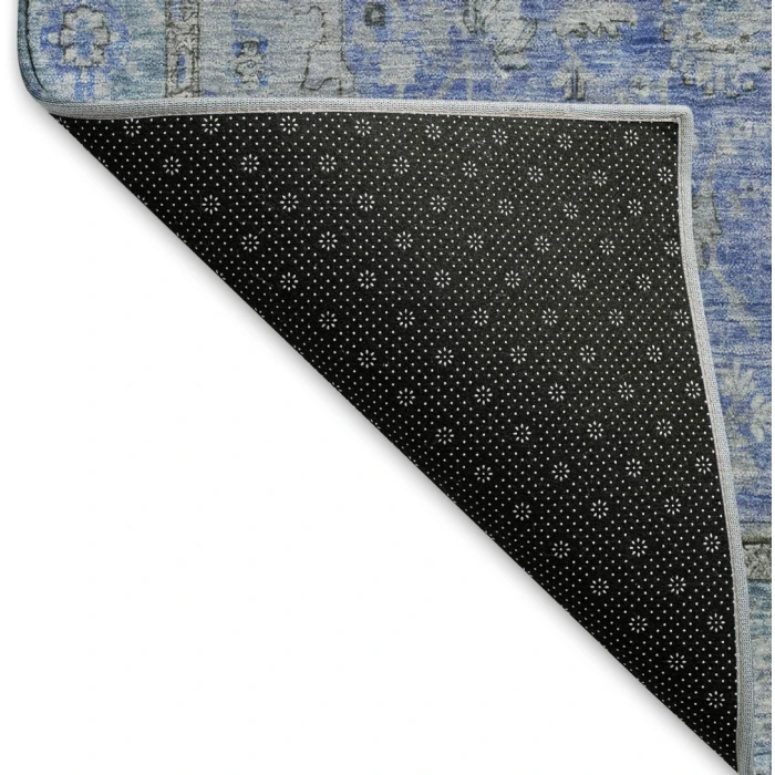 Addison Mayfield Blue AMF1651 - 8ft. Round Rug