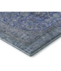 Addison Mayfield Blue AMF1651 - 8ft. Round Rug