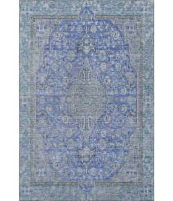 Addison Mayfield Blue AMF1651 - 8ft. Round Rug