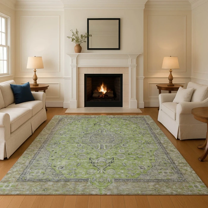 Addison Mayfield Green AMF1651 2ft. 3in. x 7ft. 6in. Rect. Rug