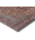 Addison Mayfield Orange AMF1651 - 8ft. Round Rug