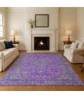 Addison Mayfield Purple AMF1651 2ft. 3in. x 7ft. 6in. Rect. Rug