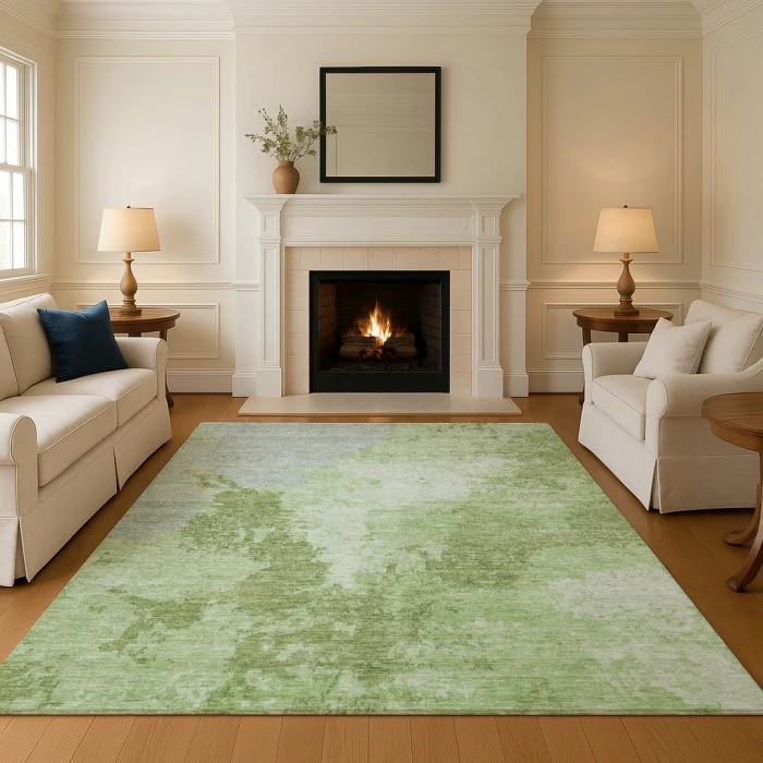 Addison Mayfield Green AMF1652 - 8ft. Round Rug
