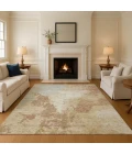 Addison Mayfield Orange AMF1652 - 8ft. Round Rug