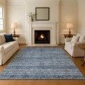 Addison Mayfield Blue AMF1653 - 8ft. Round Rug