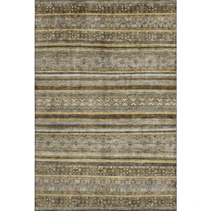 Addison Mayfield Brown AMF1653 - 8ft. Round Rug