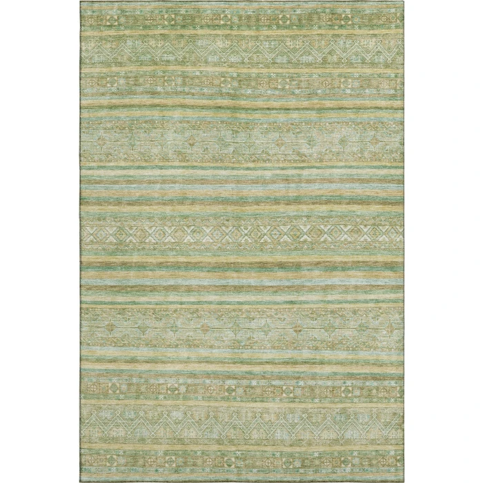 Addison Mayfield Green AMF1653 - 8ft. Round Rug