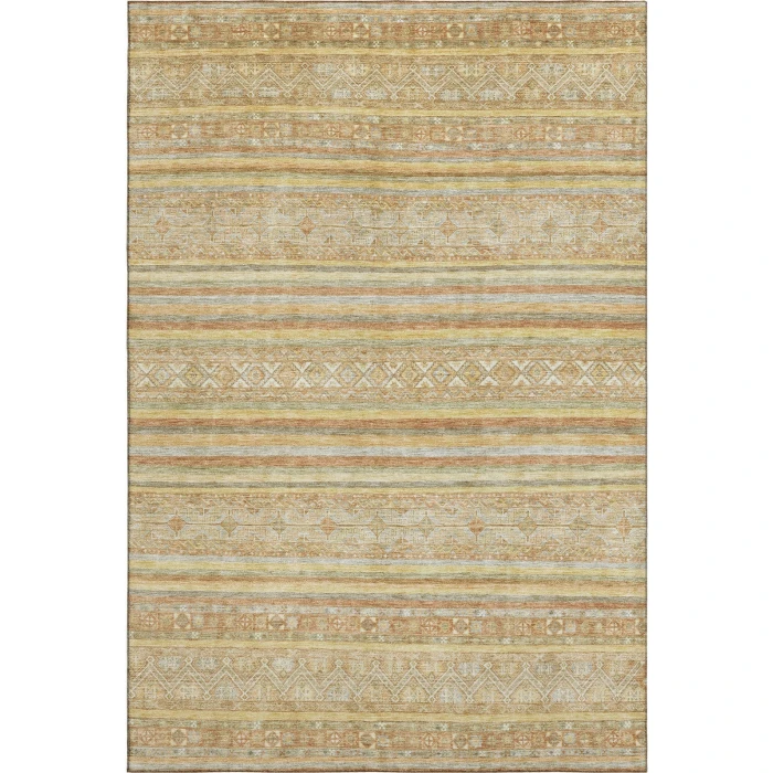 Addison Mayfield Gold AMF1653 - 8ft. Round Rug