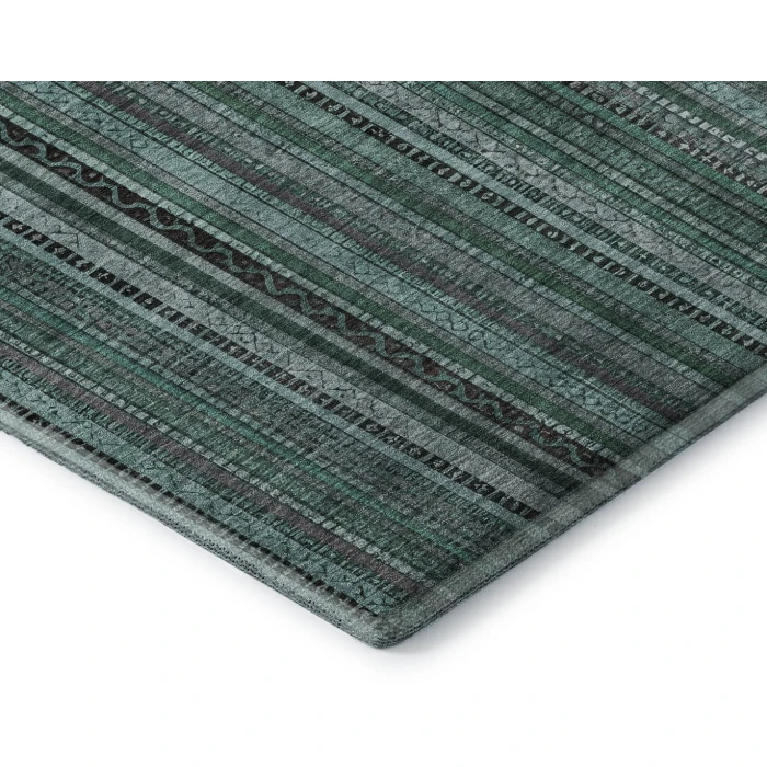Addison Mayfield Teal AMF1654 - 8ft. Round Rug