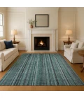 Addison Mayfield Teal AMF1654 - 8ft. Round Rug