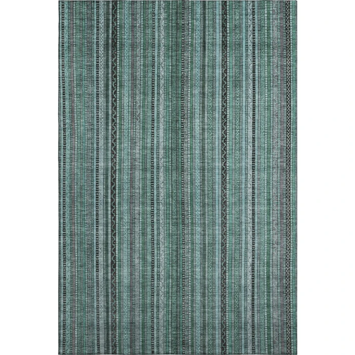 Addison Mayfield Teal AMF1654 - 8ft. Round Rug