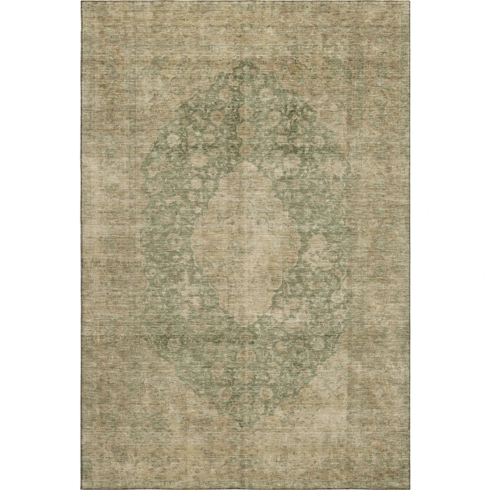 Addison Mayfield Green AMF1657 - 8ft. Round Rug