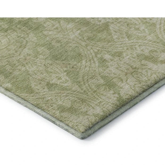 Addison Mayfield Green AMF1659 - 8ft. Round Rug