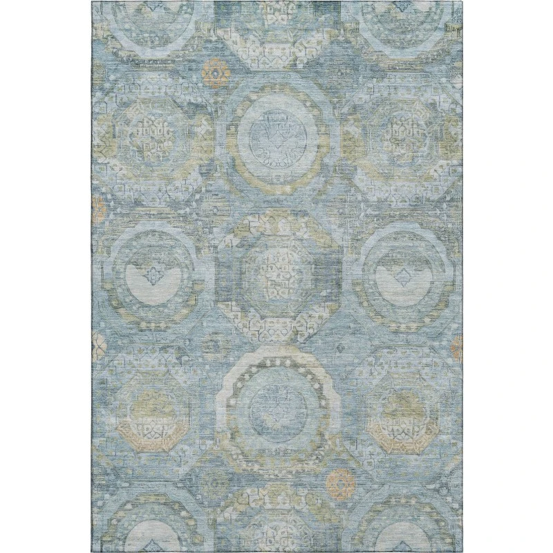 Addison Mayfield Blue AMF1661 2ft. 3in. x 7ft. 6in. Rect. Rug
