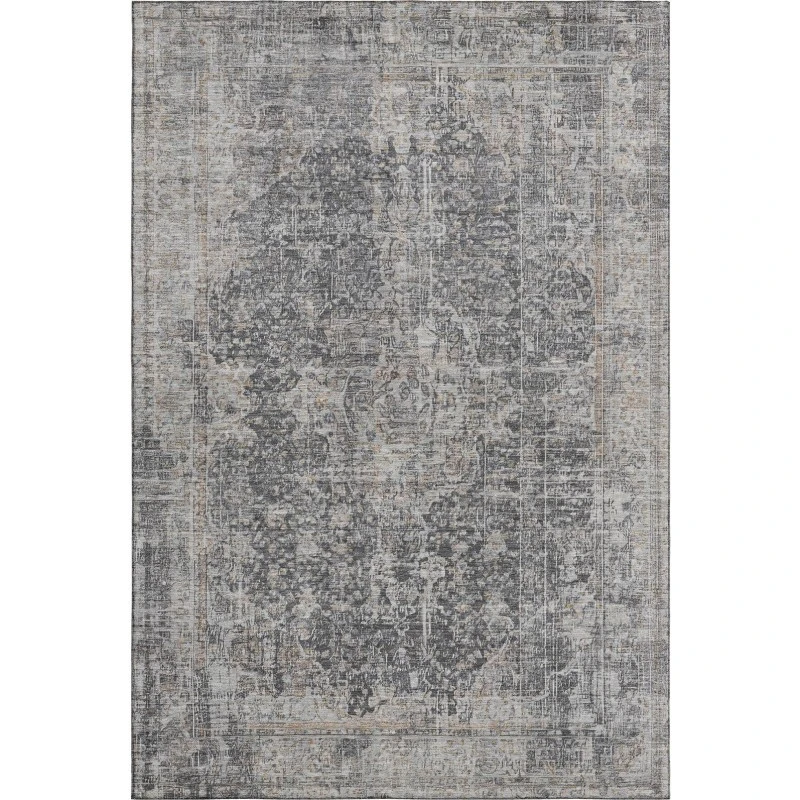 Addison Mayfield Gray AMF1663 - 8ft. Round Rug