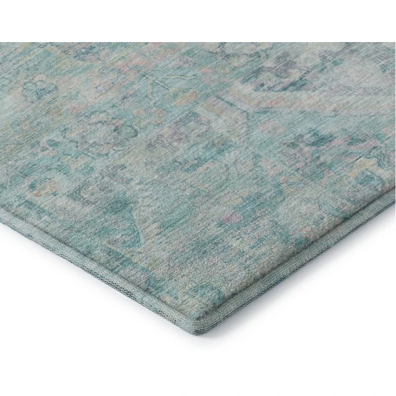 Addison Mayfield Teal AMF1664 - 8ft. Round Rug