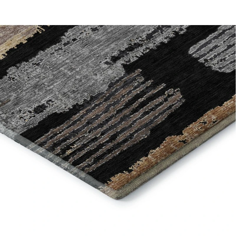 Addison Mayfield Black AMF1665 - 8ft. Round Rug