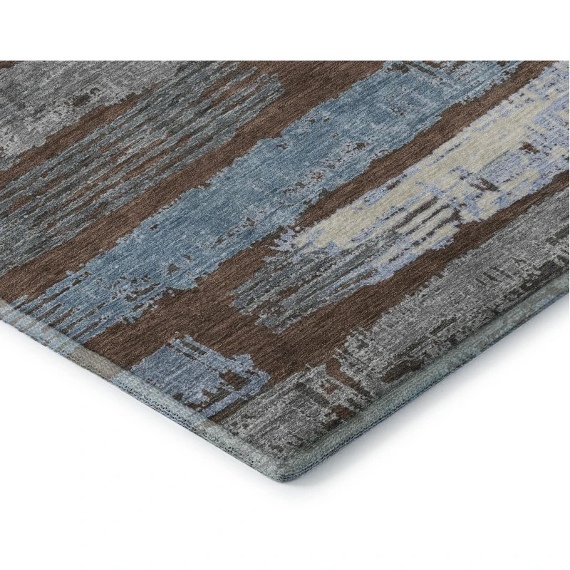 Addison Mayfield Brown AMF1665 - 8ft. Round Rug