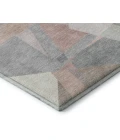 Addison Mayfield Pink AMF1666 - 8ft. Round Rug