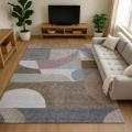 Addison Mayfield Brown AMF1667 - 8ft. Round Rug