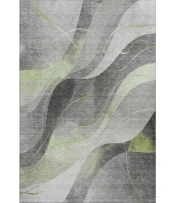 Addison Mayfield Green AMF1668 - 8ft. Round Rug