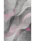 Addison Mayfield Pink AMF1668 - 8ft. Round Rug