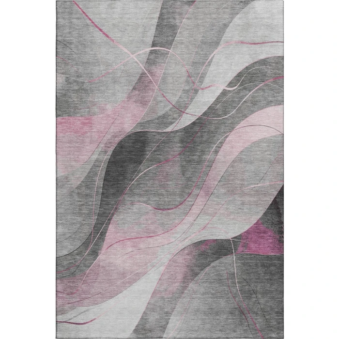 Addison Mayfield Pink AMF1668 - 8ft. Round Rug