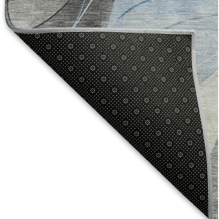 Addison Mayfield Blue AMF1668 - 8ft. Round Rug
