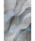 Addison Mayfield Blue AMF1668 - 8ft. Round Rug