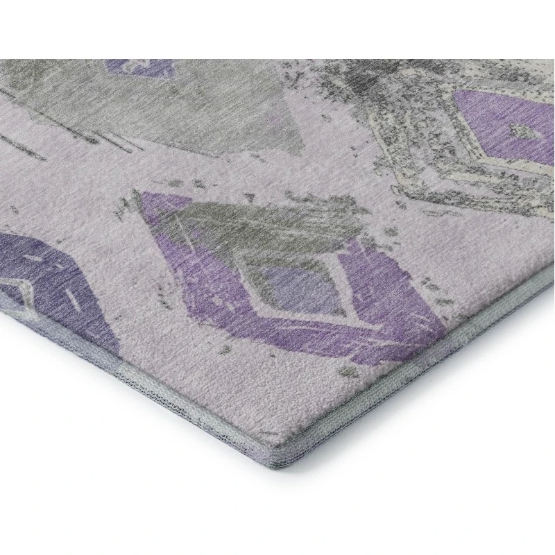Addison Mayfield Purple AMF1669 - 8ft. Round Rug