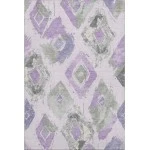 Addison Mayfield Purple AMF1669 - 8ft. Round Rug