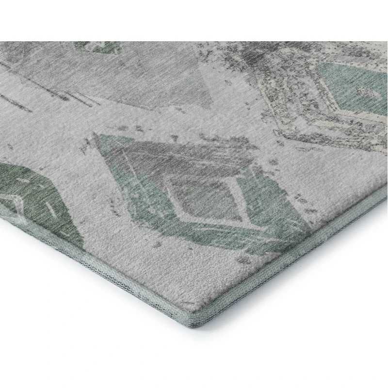 Addison Mayfield Blue AMF1669 - 8ft. Round Rug