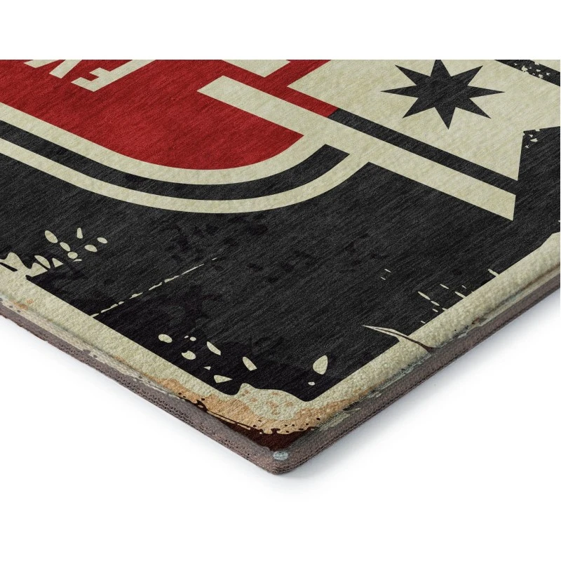 Addison Mayfield black AMF166 5ft. x 7ft. 6in. Rect. Rug