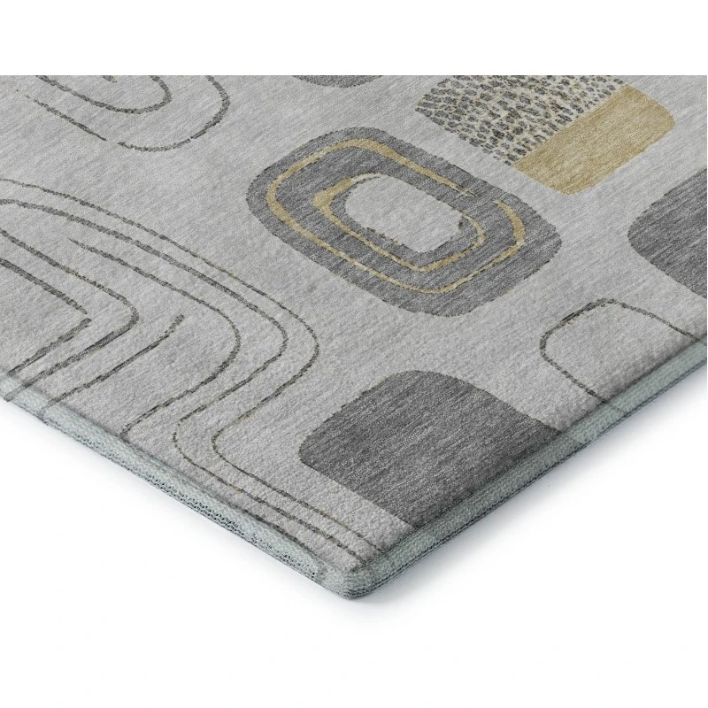Addison Mayfield Gray AMF1670 - 8ft. Round Rug