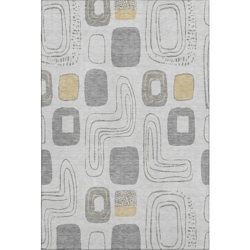 Addison Mayfield Gray AMF1670 - 8ft. Round Rug