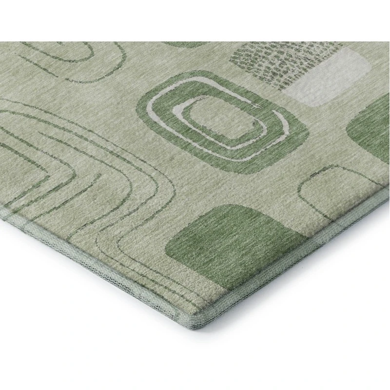 Addison Mayfield Green AMF1670 - 8ft. Round Rug