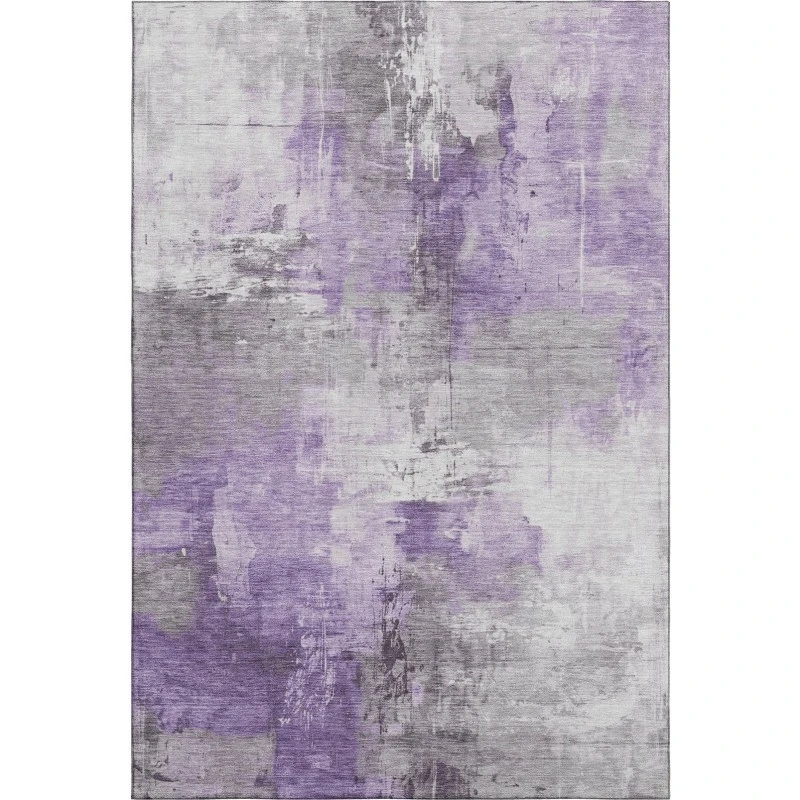 Addison Mayfield Purple AMF1671 - 8ft. Round Rug