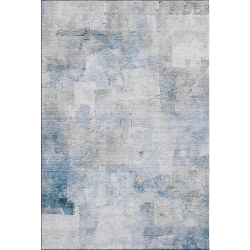 Addison Mayfield Blue AMF1673 - 8ft. Round Rug