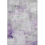 Addison Mayfield Purple AMF1673 - 8ft. Round Rug