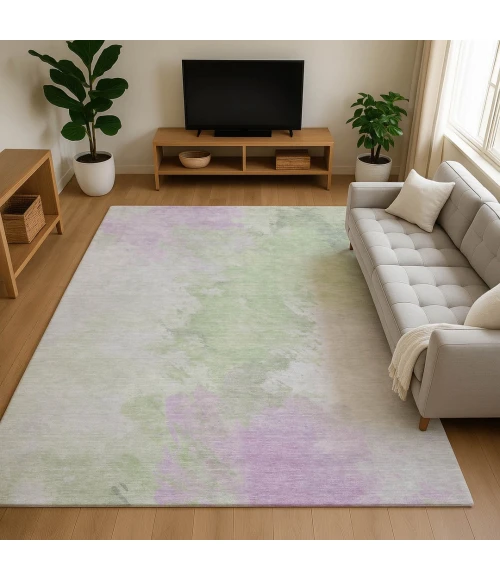 Addison Mayfield Green AMF1675 - 8ft. Round Rug