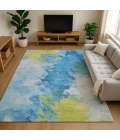 Addison Mayfield Blue AMF1675 - 8ft. Round Rug
