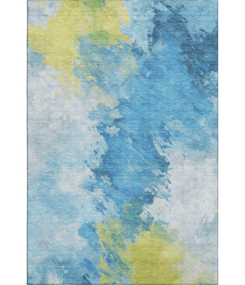 Addison Mayfield Blue AMF1675 - 8ft. Round Rug