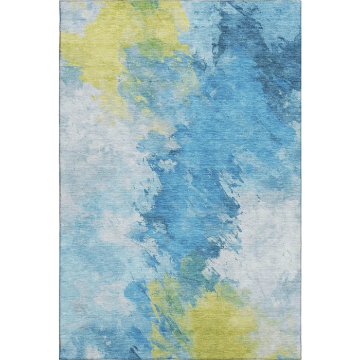 Addison Mayfield Blue AMF1675 - 8ft. Round Rug