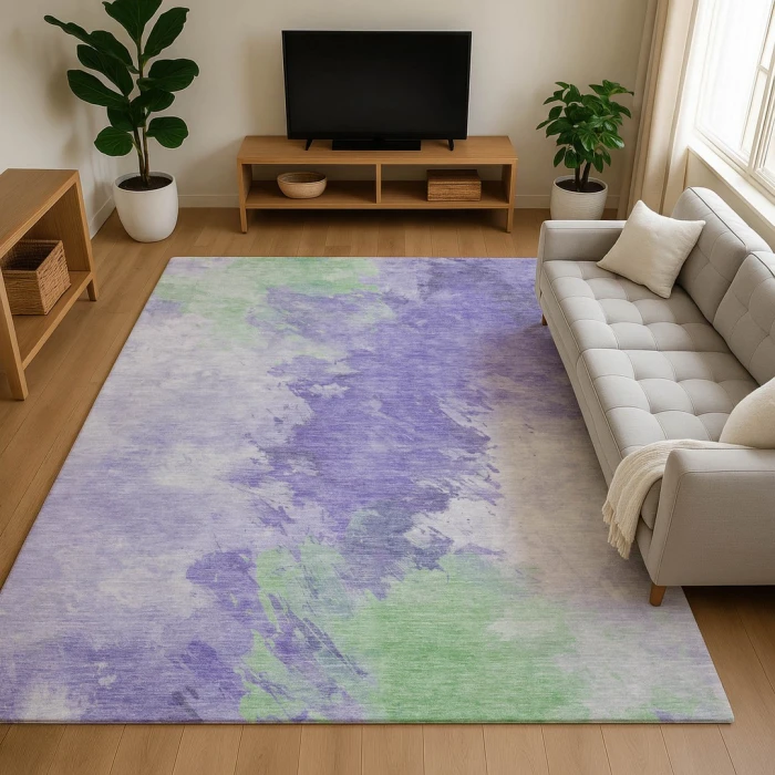 Addison Mayfield Purple AMF1675 2ft. 3in. x 7ft. 6in. Rect. Rug