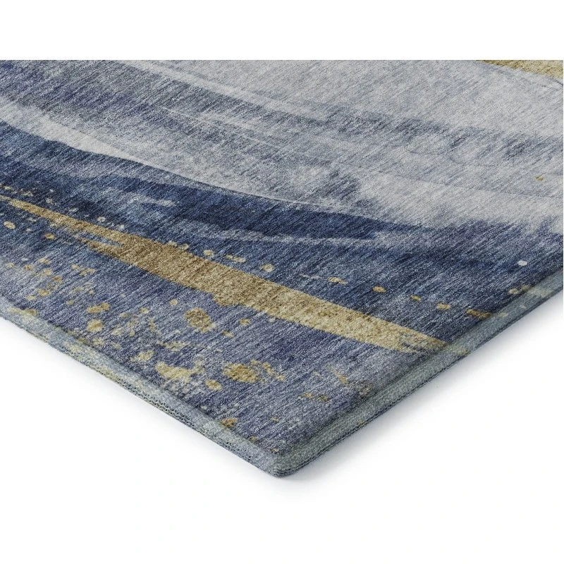 Addison Mayfield Blue AMF1676 - 8ft. Round Rug
