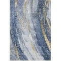 Addison Mayfield Blue AMF1676 - 8ft. Round Rug